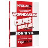 Yediiklim Yayınları 2024 KPSS Kültür Lisans Vatandaşlık Konularına Göre Tamamı Çözümlü Çıkmış Sorular Mesleki Hazırlık