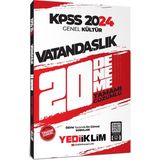 Yediiklim Yayınları 2024 KPSS Kültür Vatandaşlık Tamamı Çözümlü 20 Deneme Mesleki Hazırlık Sınavı