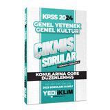 Yediiklim Yayınları - 2024 KPSS Lisans Genel Yetenek Genel Kültür Konularına Göre Tamamı Çözümlü Çıkmış Sorular