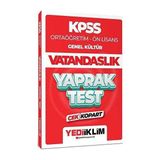 Yediiklim Yayınları 2024 KPSS Ortaöğretim - Ön Lisans Genel Kültü