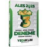 Yediiklim Yayınları 2025 ALES Sayısal Sözel Yetenek Tamamı Çözümlü 3 Yıldız Deneme