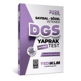 Yediiklim Yayınları 2025 Dgs Sayısal Sözel Yetenek Çek Kopart Yaprak Test