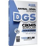 Yediiklim Yayınları 2025 Dgs Sayısal Sözel Yetenek Tamamı Çözümlü Son 5 Sınav Çıkmış Sorular