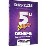 Yediiklim Yayınları 2025 Dgs Tamamı Çözümlü Süper 5 Li Deneme