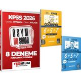 Yediiklim Yayınları 2025 Kpss Coğrafya Vatandaşlık Deneme - 2026 Kpss Ösym Ne Sorar Çözümlü Fasikül 8 Deneme