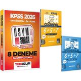 Yediiklim Yayınları 2025 Kpss Coğrafya Vatandaşlık Deneme - 2026 Ösym Ne Sorar Ortaöğretim Ön Lisans 8 Deneme
