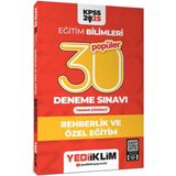 Yediiklim Yayınları 2025 Kpss Eğitim Bilimleri 30 Popüler Rehberlik Ve Özel Eğitim Tamamı Çözümlü Deneme Sınavı