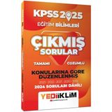 Yediiklim Yayınları 2025 Kpss Eğitim Bilimleri Konularına Göre Düzenlenmiş Tamamı Çözümlü Çıkmış Sorular