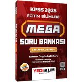 Yediiklim Yayınları 2025 Kpss Eğitim Bilimleri Mega Tamamı Çözümlü Soru Bankası - standart