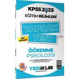Yediiklim Yayınları 2025 Kpss Eğitim Bilimleri Öğrenme Psikolojisi Çek Kopart Yaprak Test