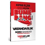 Yediiklim Yayınları 2025 KPSS Genel Kültür Bumerang Vatandaşlık Tamamı Çözümlü Soru Bankası