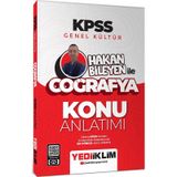 Yediiklim Yayınları 2025 KPSS Genel Kültür Hakan Bileyen ile Coğrafya Konu Anlatımı