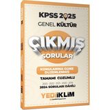 Yediiklim Yayınları 2025 KPSS Genel Kültür Sınavı İçin Tamamı Çözümlü Çıkmış Sorular Mesleki Hazırlık