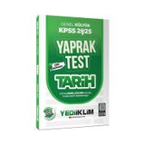 Yediiklim Yayınları 2025 Kpss Genel Kültür Tarih Çek Kopart Yaprak Test