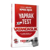 Yediiklim Yayınları 2025 Kpss Genel Kültür Vatandaşlık Çek Kopart Yaprak Test