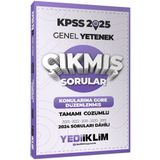 Yediiklim Yayınları 2025 Kpss Genel Yetenek Konularına Göre Düzenlenmiş Tamamı Çözümlü Çıkmış Sorular