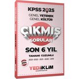 Yediiklim Yayınları 2025 Kpss Gk-gy Son 6 Yıl Tamamı Çözümlü Çıkmış Sorular