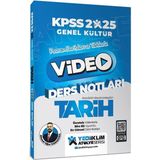 Yediiklim Yayınları 2025 KPSS Kültür Atölye Tarih Video Ders Notları Mesleki Hazırlık İçin