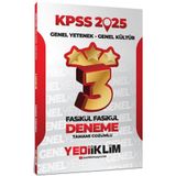 Yediiklim Yayınları 2025 Kpss Lisans Gy-gk Tamamı Çözümlü Fasikül 3 Yıldız Deneme