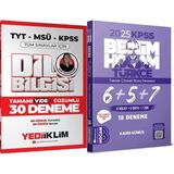 Yediiklim Yayınları 2025 Kpss Türkçe Tamamı Çözümlü 6+5+7 Deneme - 2026 Dil Bilgisi Çözümlü 30 Deneme