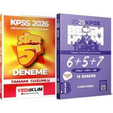 Yediiklim Yayınları 2025 Kpss Türkçe Tamamı Çözümlü 6+5+7 Deneme - 2026 Kpss Ortaöğretim-Önlisans Çözümlü Süper 5 Deneme