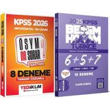 Yediiklim Yayınları 2025 Kpss Türkçe Tamamı Çözümlü 6+5+7 Deneme - 2026 Ösym Ne Sorar Ortaöğretim Ön Lisans 8 Deneme