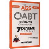 Yediiklim Yayınları 2025 MEB AGS ÖABT Coğrafya Öğretmenliği Tamamı Çözümlü 7 Deneme Sınavı