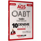 Yediiklim Yayınları 2025 MEB AGS ÖABT Tarih Öğretmenliği Tamamı Çözümlü 10 Deneme Sınavı