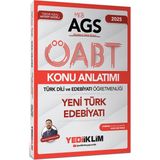 Yediiklim Yayınları 2025 Meb Ags Öabt Türk Dili ve Edebiyatı Öğretmenliği Yeni Türk Edebiyatı Konu Anlatımı - Faruk Karaaslan