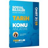 Yediiklim Yayınları 2025 ÖABT Sosyal Bilgiler Öğretmenliği Tarih Konu Anlatımı - Yasin Korkut