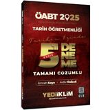 Yediiklim Yayınları 2025 Öabt Tarih Öğretmenliği Tamamı Çözümlü Eşsiz 5 Deneme