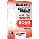 Yediiklim Yayınları 2025 ÖABT Türk Dili ve Edebiyatı Öğretmenliği Yeni Türk Edebiyatı Konu Anlatım