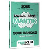 Yediiklim Yayınları 2026 AGS KPSS ALES DGS Sayısal Sözel Mantık Tamamı Çözümlü Soru Bankası