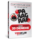 Yediiklim Yayınları 2026 AGS KPSS ALES DGS YKS Tüm Adaylar İçin Paragraf Tamamı Video Çözümlü 20 Deneme