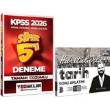Yediiklim Yayınları 2026 Haritalarla Tarih Konu Anlatımı - 2026 Kpss Çözümlü Süper 5li Deneme