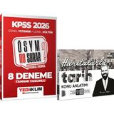 Yediiklim Yayınları 2026 Haritalarla Tarih Konu Anlatımı - 2026 Kpss Ösym Ne Sorar Çözümlü Fasikül 8 Deneme