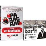 Yediiklim Yayınları 2026 Haritalarla Tarih Konu Anlatımı - Paragraf Çözümlü 20 Deneme