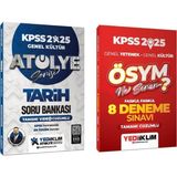 Yediiklim Yayınları 2026 KPSS AGS Genel Kültür Tarih Soru Dünyası ve Yediiklim Yayınları 2025 KPSS Genel Yetenek Genel Kültür ÖSYM Ne Sorar Tamamı Çözümlü 8 Fasikül Deneme Sınavı