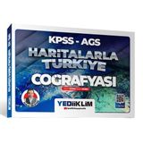 Yediiklim Yayınları 2026 KPSS AGS Haritalarla Türkiye Coğrafyası Hem Konu Hem Soru -Hakan Bileyen