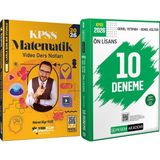 Yediiklim Yayınları 2026 Kpss Atölye Serisi Matematik Video Ders Notları - 2026 Kpss Ön Lisans Çözümlü 10 Deneme
