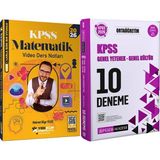 Yediiklim Yayınları 2026 Kpss Atölye Serisi Matematik Video Ders Notları - 2026 Kpss Ortaöğretim Çözümlü 10 Deneme