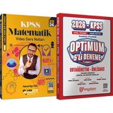 Yediiklim Yayınları 2026 Kpss Atölye Serisi Matematik Video Ders Notları - Optimum 5 Deneme