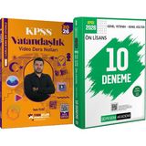 Yediiklim Yayınları 2026 Kpss Atölye Serisi Vatandaşlık Video Ders Notları - 2026 Kpss Ön Lisans Çözümlü 10 Deneme