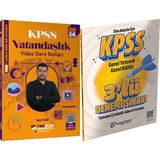 Yediiklim Yayınları 2026 Kpss Atölye Serisi Vatandaşlık Video Ders Notları - 3 Deneme