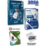 Yediiklim Yayınları 2026 KPSS Genel Kültür Atölye Tarih Video Çözümlü Soru Bankası ve Börü 19 Deneme Ahmet Karakuza