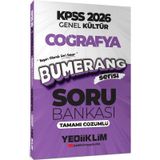 Yediiklim Yayınları 2026 KPSS Genel Kültür Bumerang Coğrafya Tamamı Çözümlü Soru Bankası