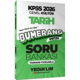 Yediiklim Yayınları 2026 KPSS Genel Kültür Bumerang Tarih Tamamı Çözümlü Soru Bankası