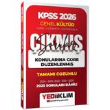 Yediiklim Yayınları 2026 KPSS Genel Kültür Konularına Göre Düzenlenmiş Tamamı Çözümlü Çıkmış Sorular