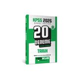 Yediiklim Yayınları 2026 KPSS Genel Kültür Tarih Tamamı Çözümlü 20 Deneme Y