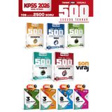Yediiklim Yayınları 2026 KPSS GYGK Son Viraj Serisi Tamamı Çözümlü 500 Soruda Genel Tekrar Kamp Seti ve Denemeler